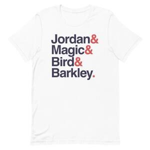1992 Dream Team T-Shirt Michael Jordan Magic Johnson Larry Bird Charles Barkley
